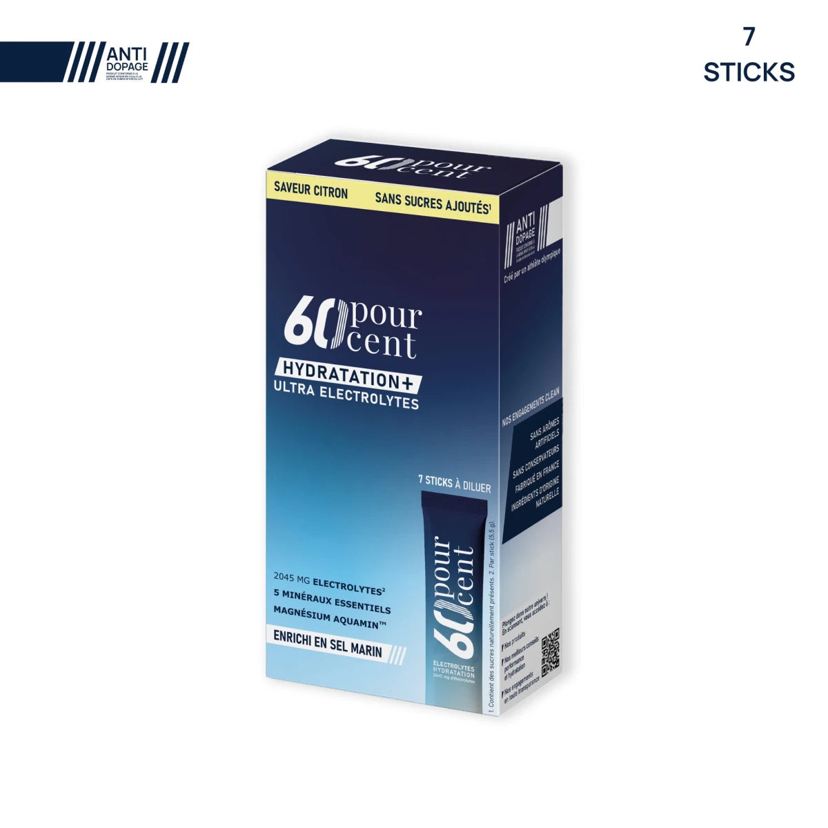 Électrolyte (7 sticks) - Hydratation