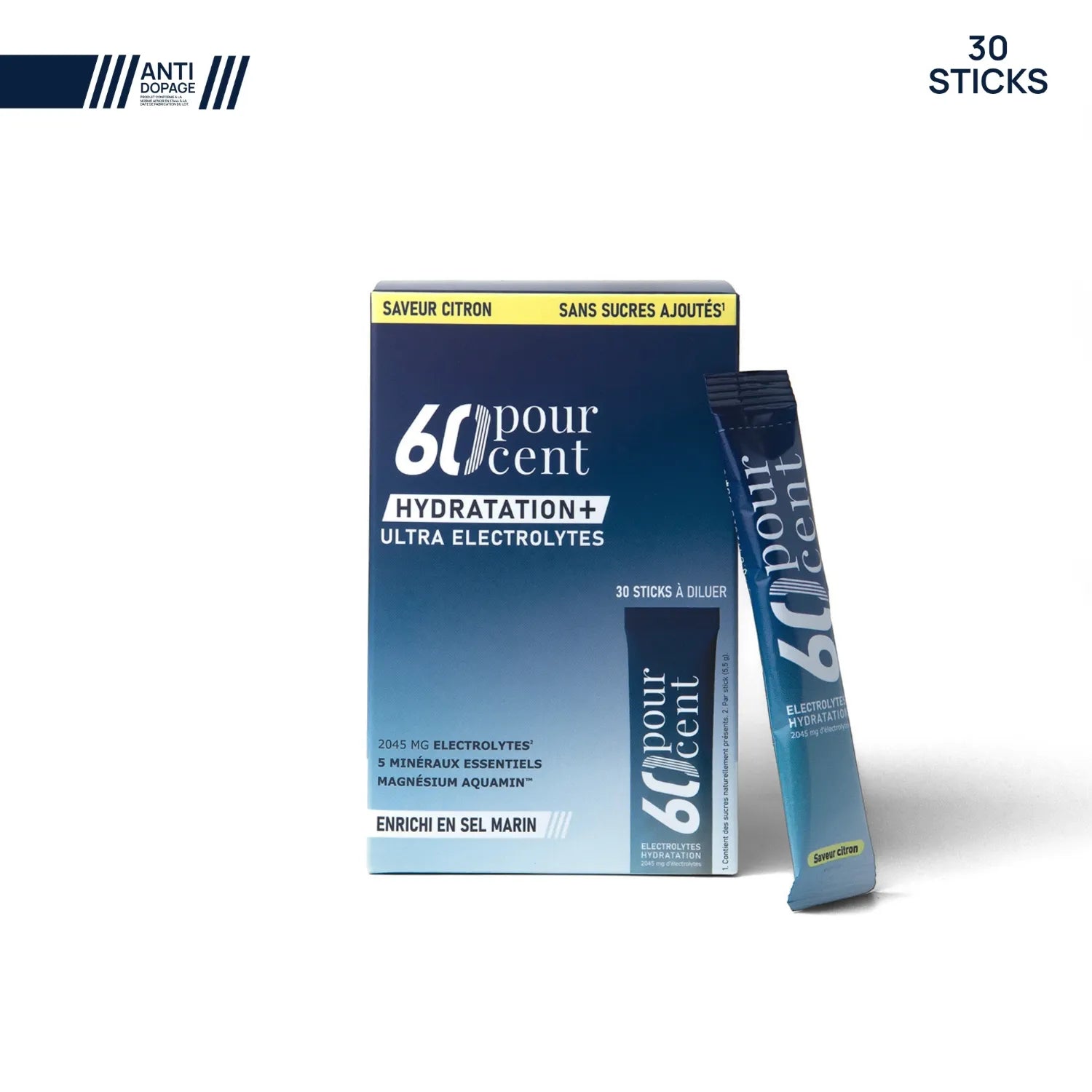Électrolytes (30 sticks) - Hydratation